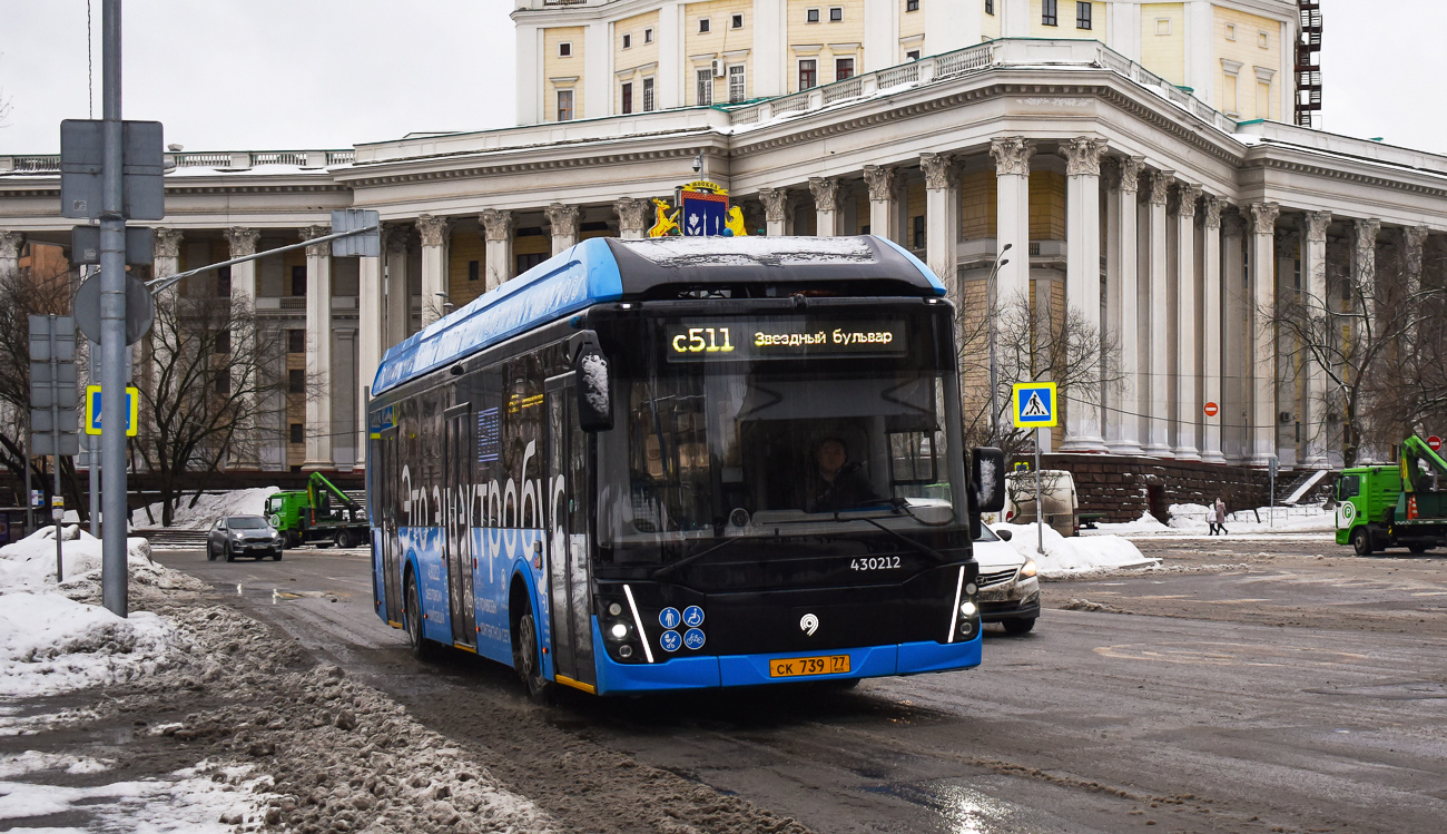 Москва, ЛиАЗ-6274 № 430212