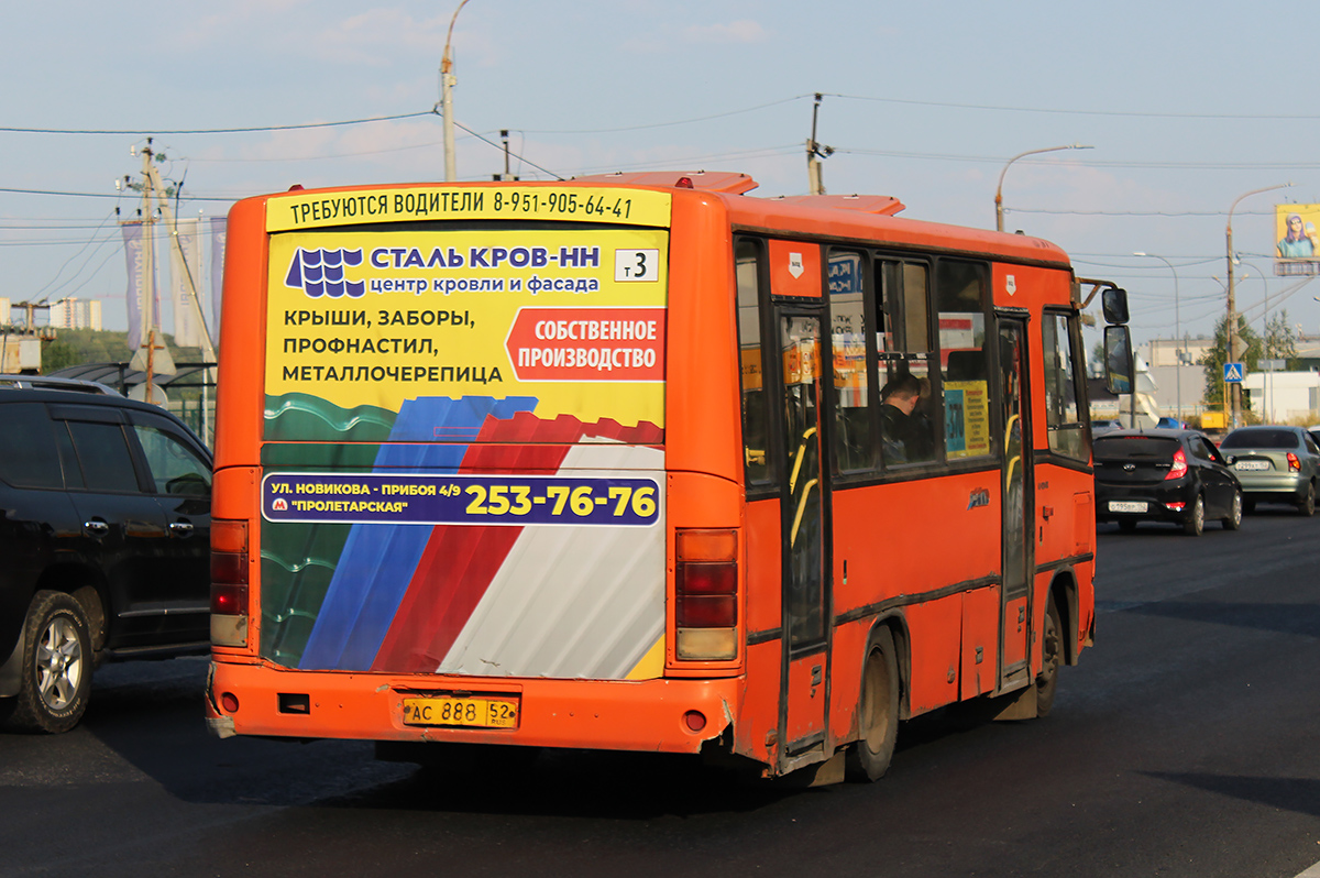 Нижегородская область, ПАЗ-320402-05 № АС 888 52