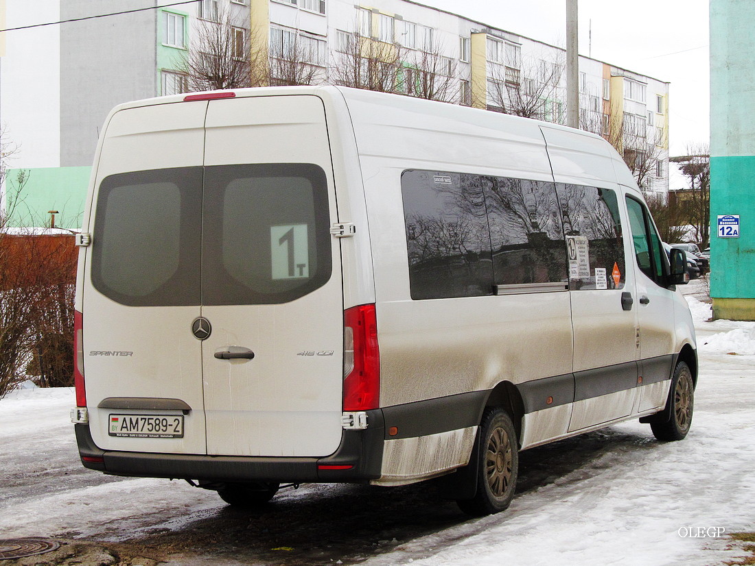 Витебская область, Mercedes-Benz Sprinter W907 416CDI № АМ 7589-2