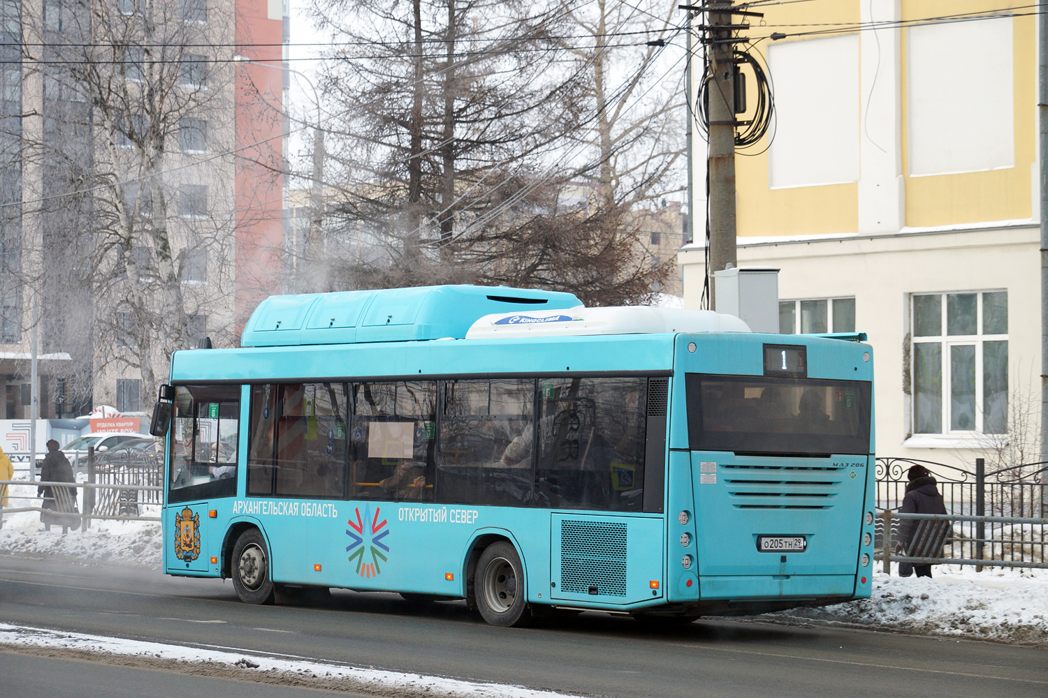 Архангельская область, МАЗ-206.948 № О 205 ТН 29