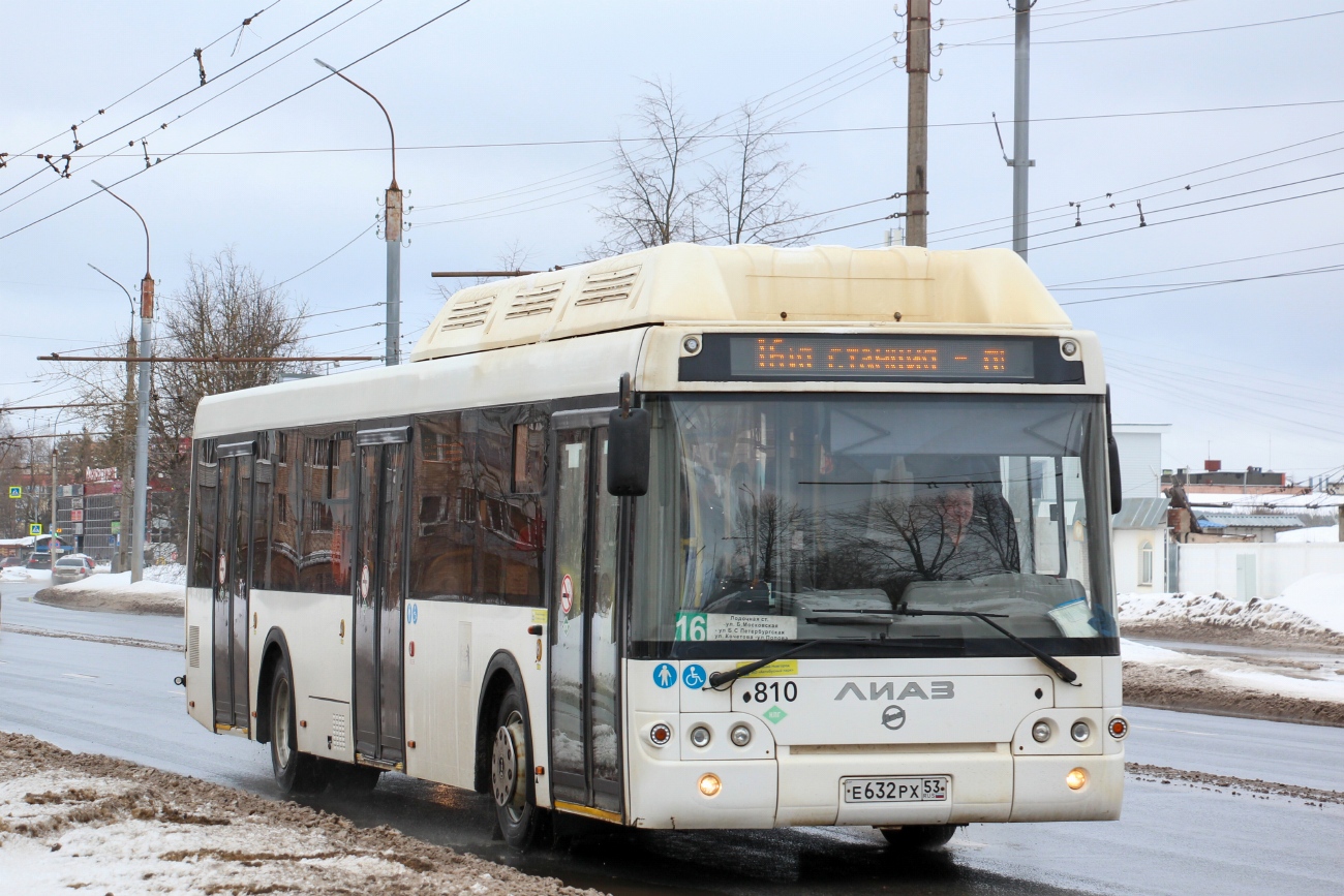 Новгородская область, ЛиАЗ-5292.67 (CNG) № 810