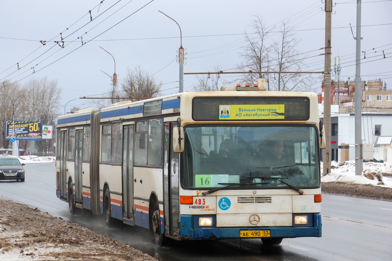 Новгородская область, Mercedes-Benz O405GN № 483