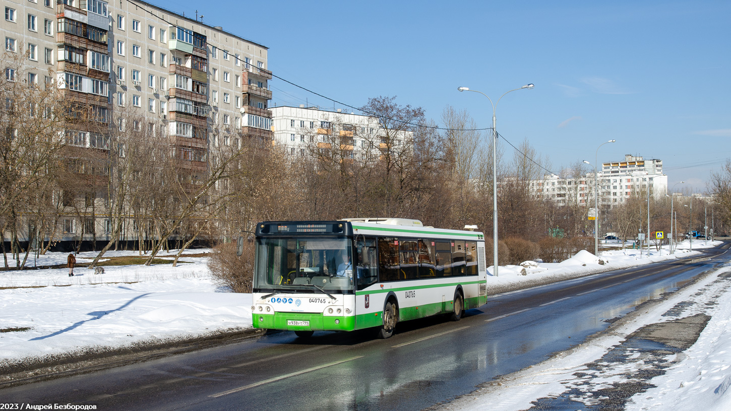 Москва, ЛиАЗ-5292.22 (2-2-2) № 040765