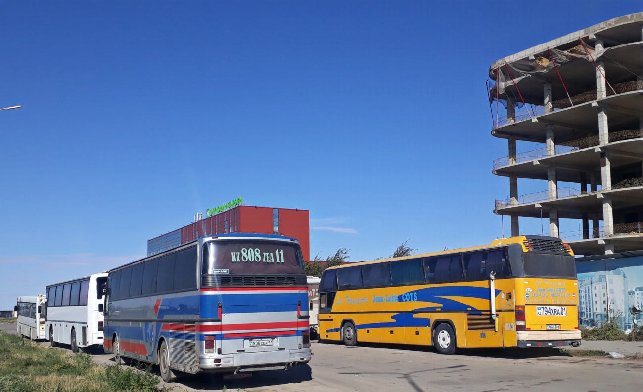 Астана, Mercedes-Benz O405 № 717 TGL 01; Астана, Van Hool T815 Alicron № 717 TSA 01; Кызылординская область, Setra S215HD № 808 ZEA 11