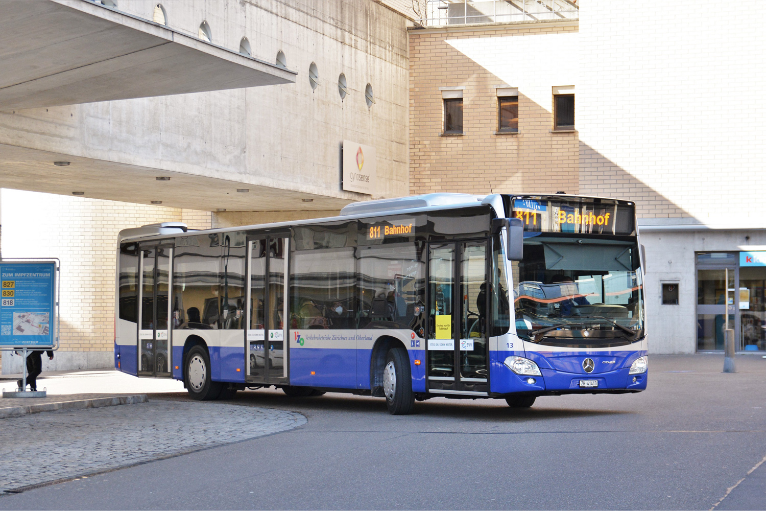 Швейцария, Mercedes-Benz Citaro C2 hybrid № 13