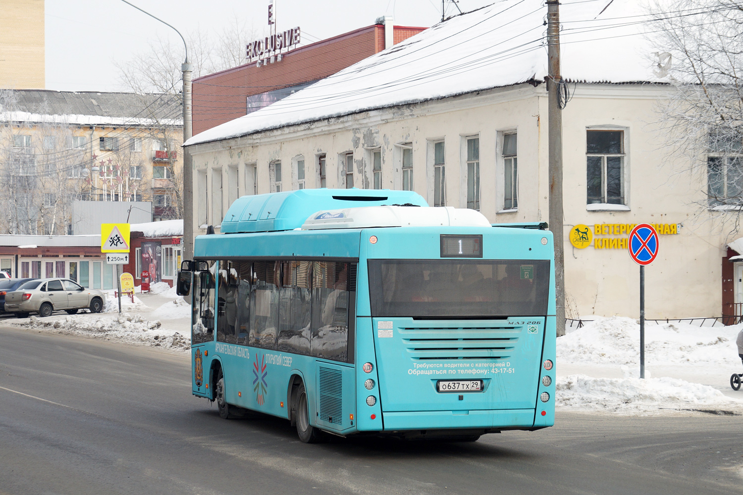 Архангельская область, МАЗ-206.948 № О 637 ТХ 29