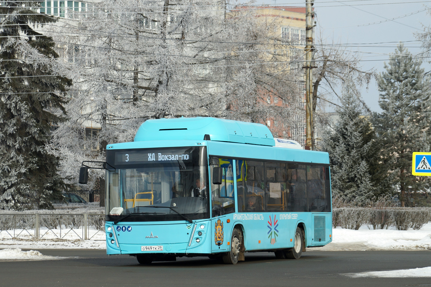 Архангельская область, МАЗ-206.948 № О 949 ТК 29