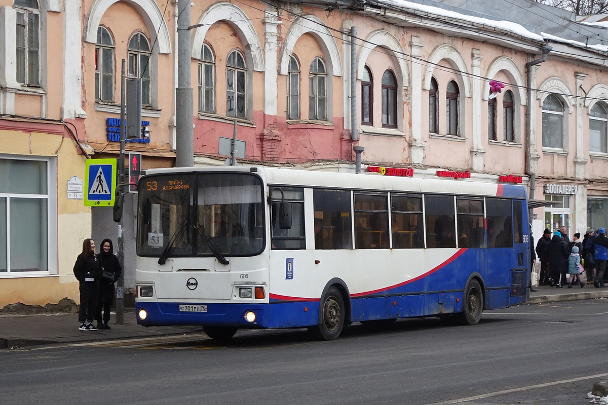 Ярославская область, ЛиАЗ-5256.53 № 606