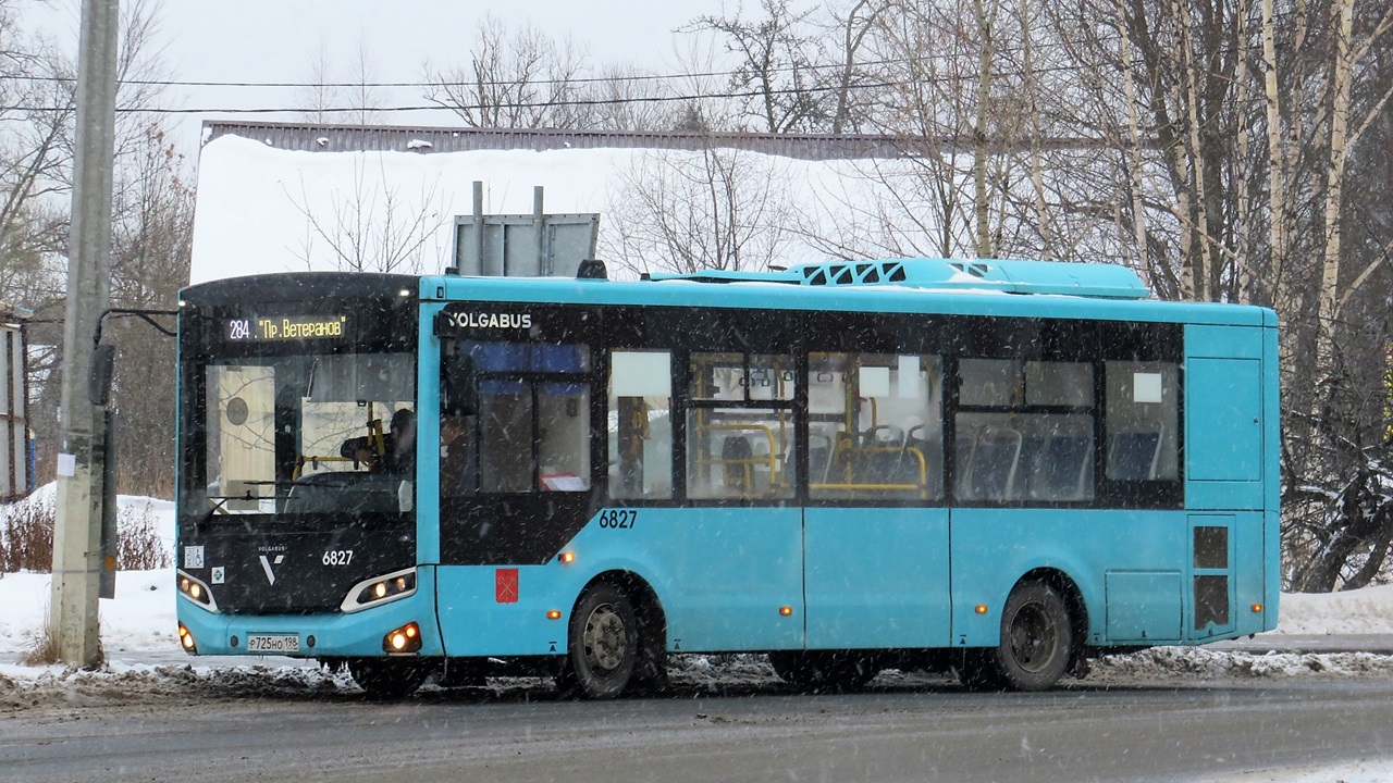 Szentpétervár, Volgabus-4298.G4 (LNG) sz.: 6827