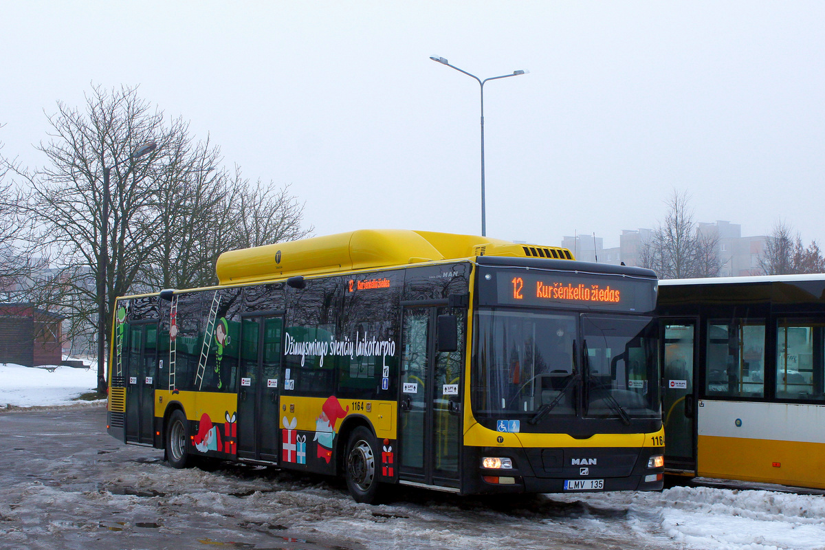 Литва, MAN A21 Lion's City NL243 CNG № 1164