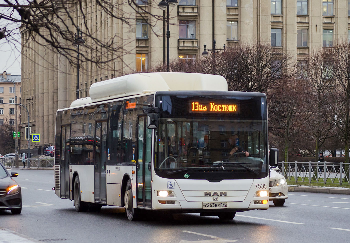 Санкт-Петербург, MAN A21 Lion's City NL313 CNG № 7535