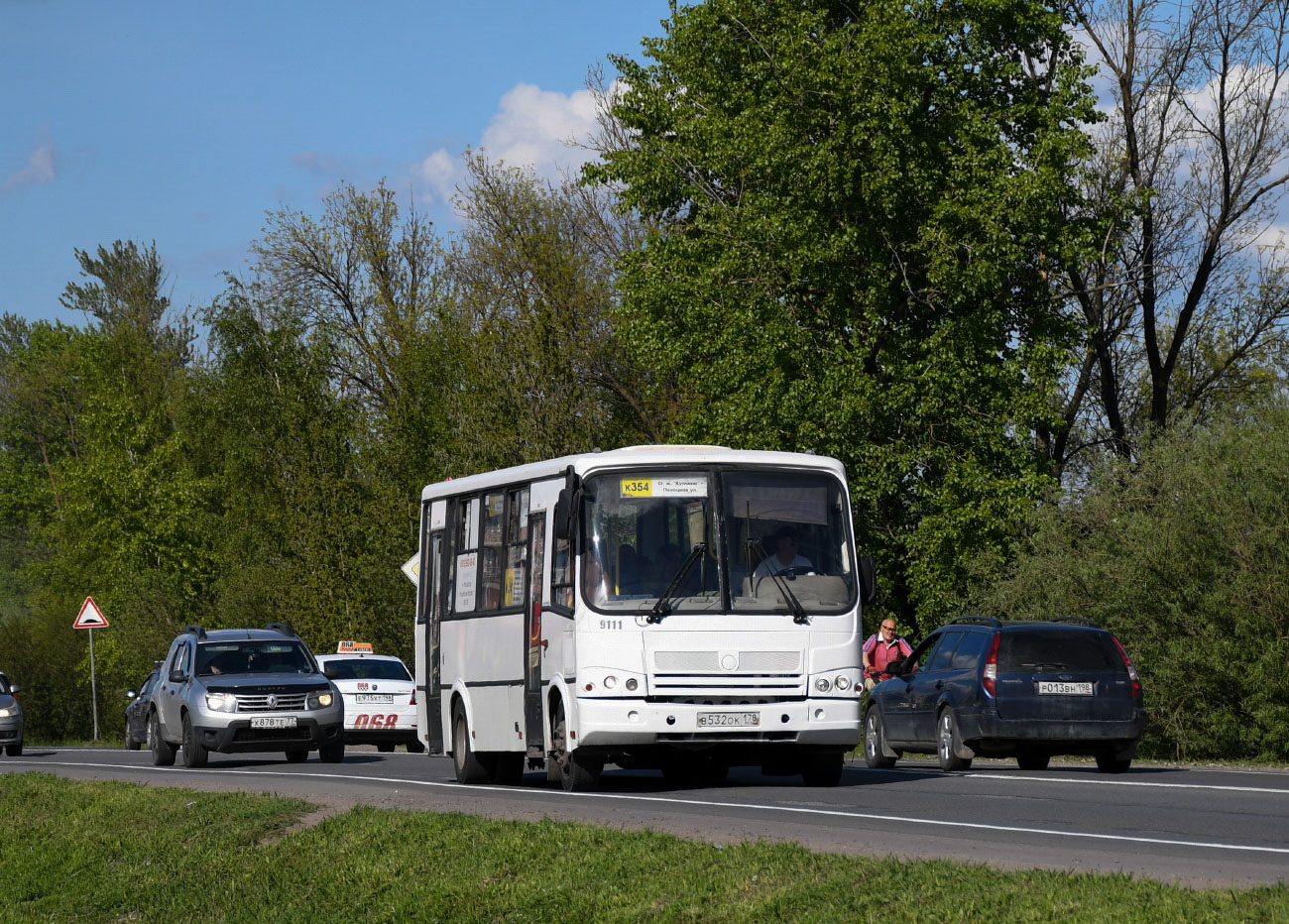 Санкт-Петербург, ПАЗ-320412-05 № 9111