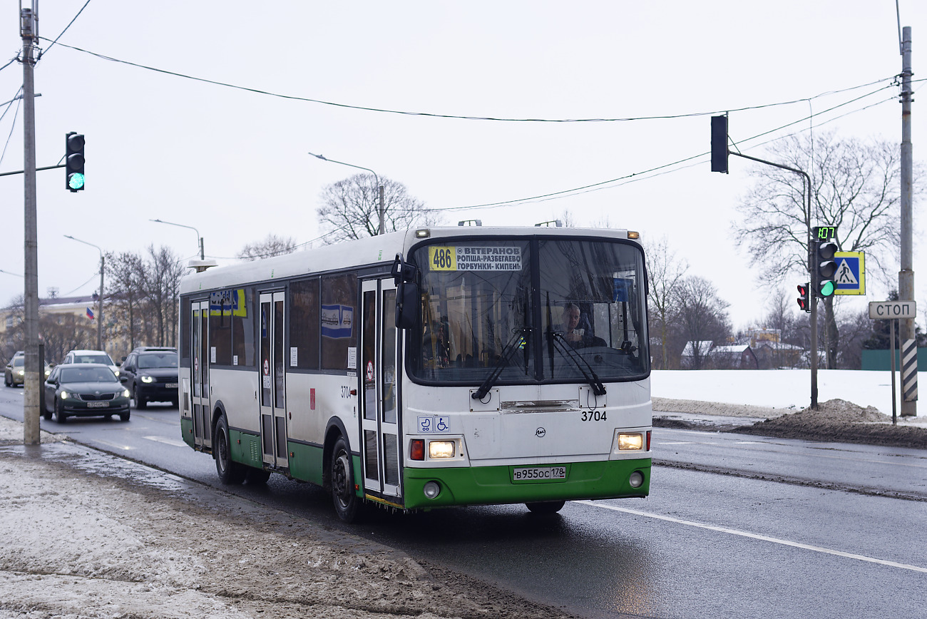 Sankt Petersburg, LiAZ-5293.60 Nr. 3704