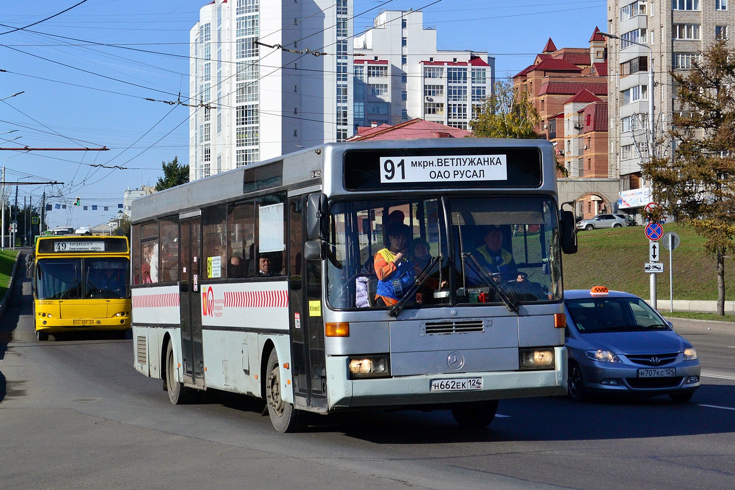 Красноярский край, Mercedes-Benz O405 № Н 662 ЕК 124