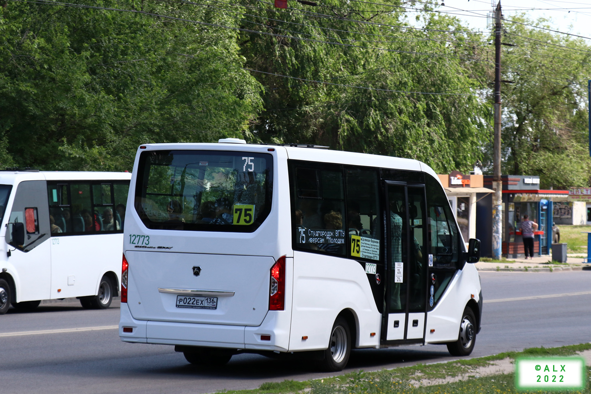 Воронежская область, ГАЗ-A68R52 City № 12773 Воронежская область, ГАЗ-A68R52 City № 12773