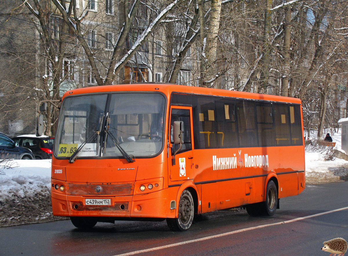 Нижегородская область, ПАЗ-320414-04 "Вектор" № 31035