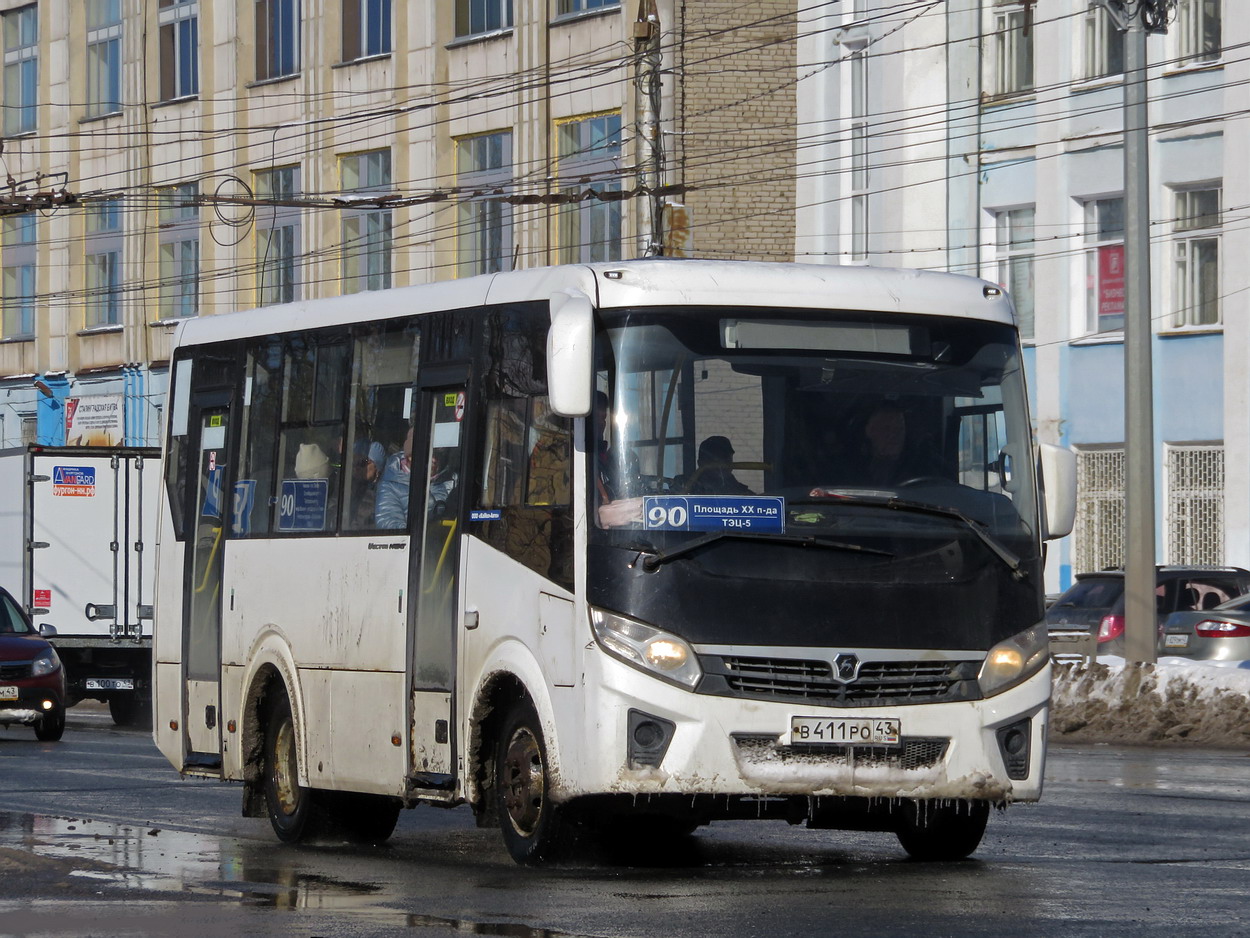 Кировская область, ПАЗ-320405-04 "Vector Next" № В 411 РО 43