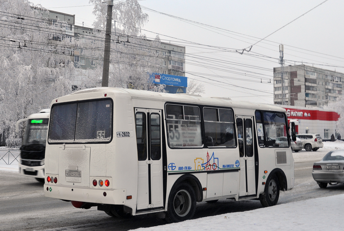 Омская область, ПАЗ-32054 № 2832