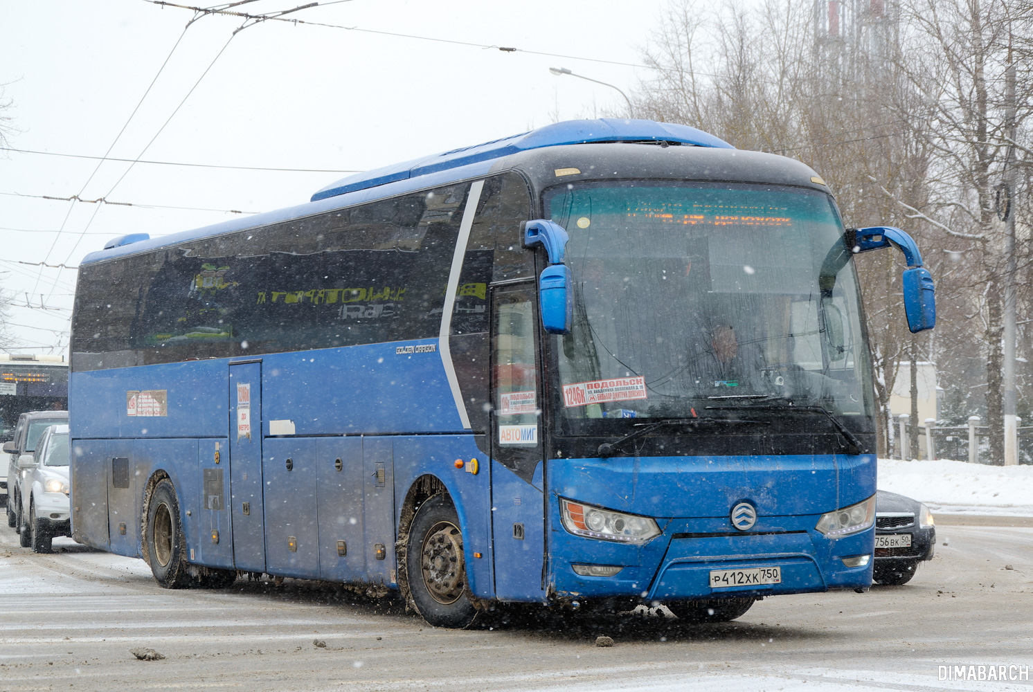 Московская область, Golden Dragon XML6126JR № Р 412 ХК 750