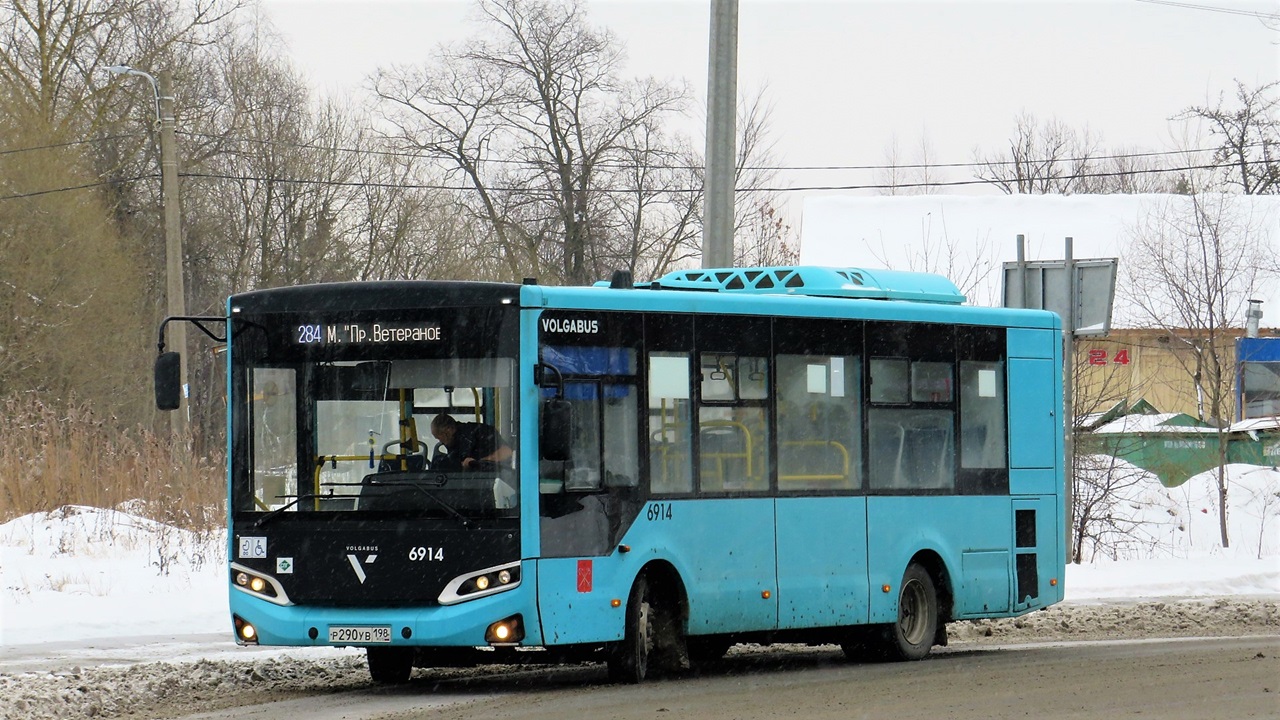 Санкт-Петербург, Volgabus-4298.G4 (LNG) № 6914