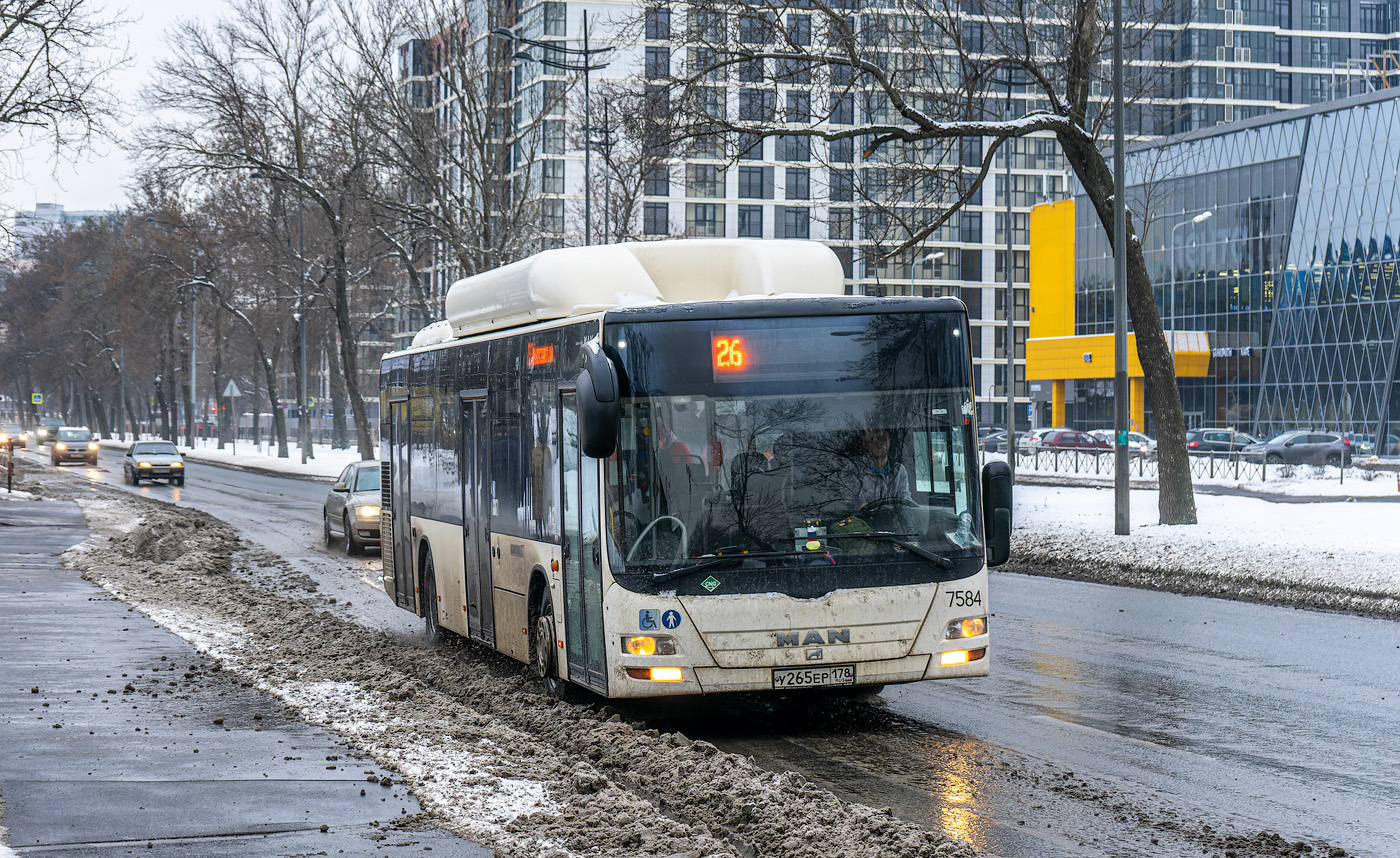 Санкт-Петербург, MAN A21 Lion's City NL313 CNG № 7584