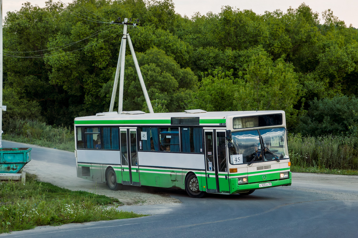 Penza region, Mercedes-Benz O405 Nr. С 920 ЕХ 58