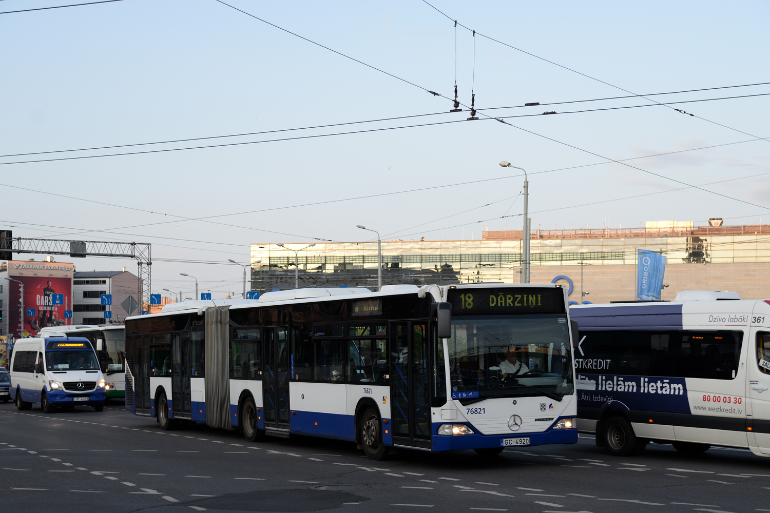 Латвия, Mercedes-Benz O530G Citaro G № 76821; Латвия, Universāls № 361