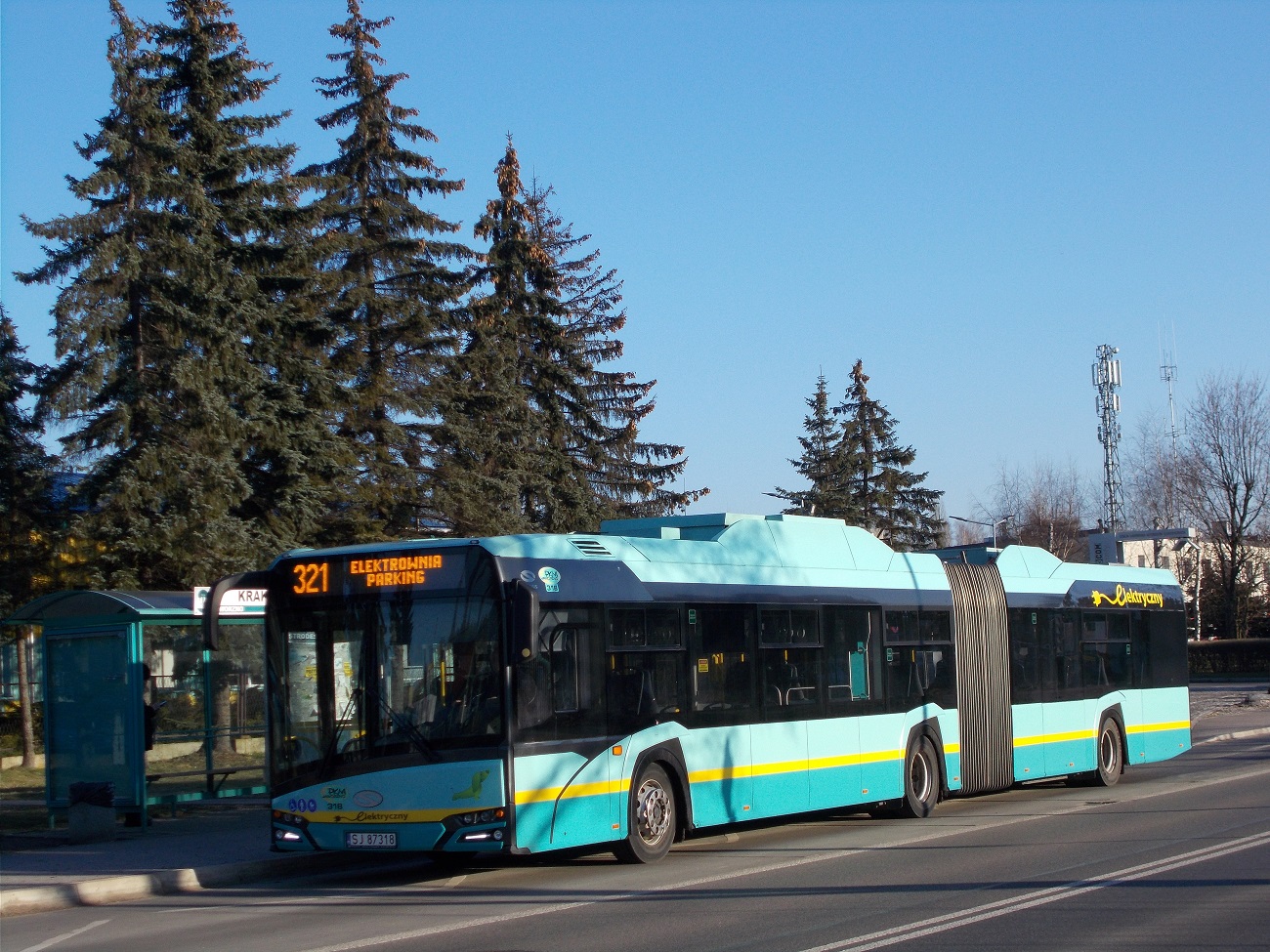 Польша, Solaris Urbino IV 18 electric № 318