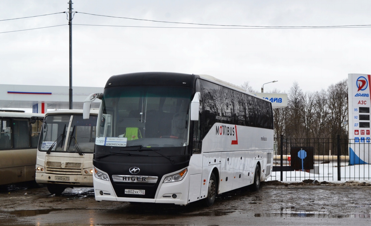 Москва, Higer KLQ6128LQ № Н 802 ХК 750