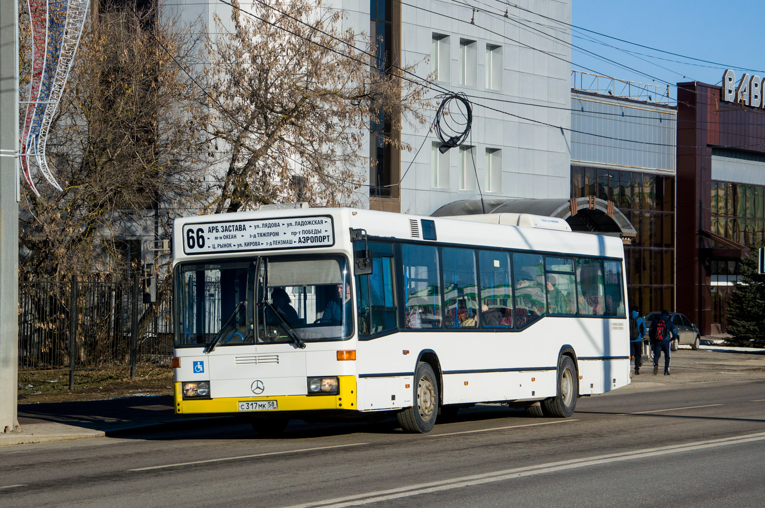 Пензенская область, Mercedes-Benz O405N2 № С 317 МК 58