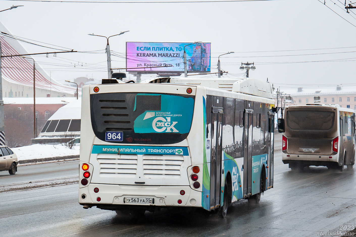 Omsk region, Volgabus-5270.G2 (CNG) # 964