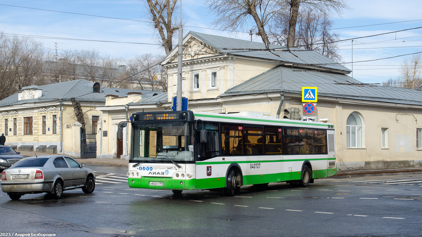 Москва, ЛиАЗ-5292.22 (2-2-2) № 040727