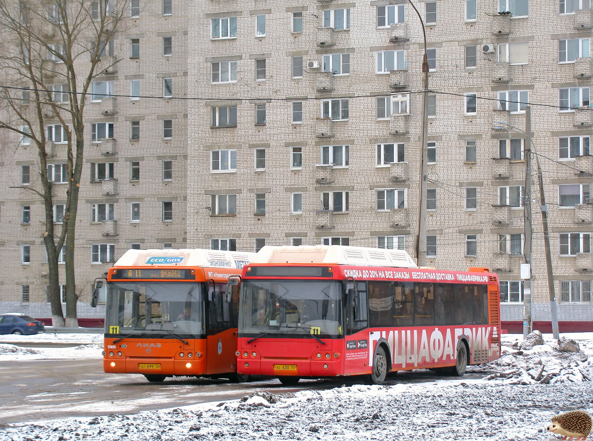 Nizhegorodskaya region, LiAZ-5292.67 (CNG) # 20431; Nizhegorodskaya region — Bus stations, End Stations
