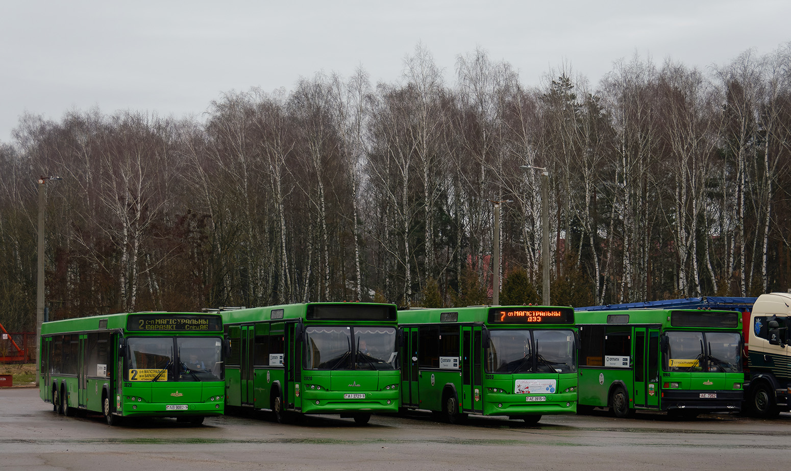 Brestská oblast, MAZ-107.466 č. 11820; Brestská oblast — Bus stations, autostations, final stops