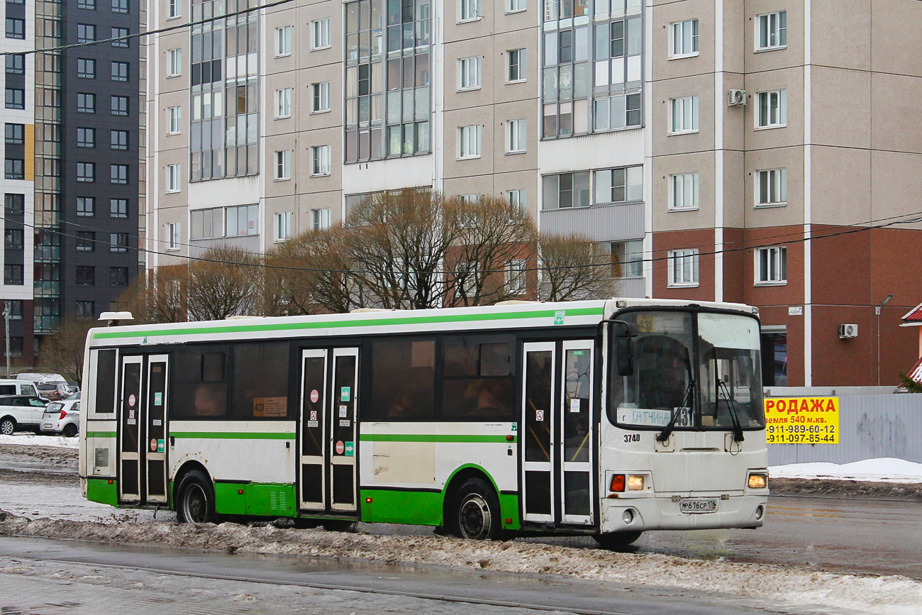 Ленинградская область, ЛиАЗ-5256.60 № 3740