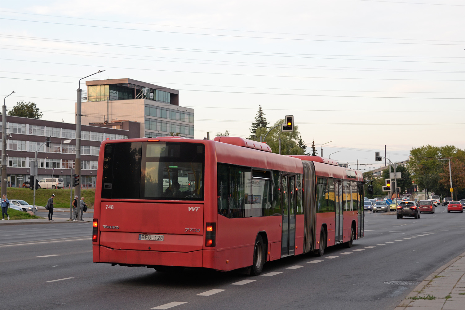 Литва, Volvo 7700A № 748