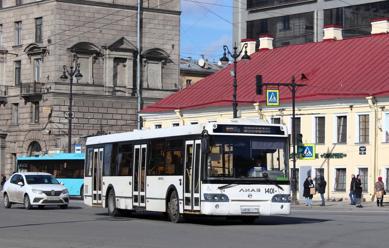 Санкт-Петербург, ЛиАЗ-5292.60 № 1401