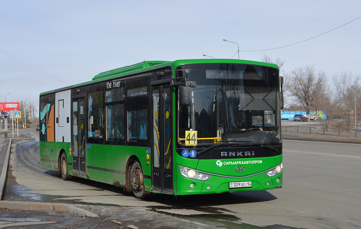 Павлодарская область, Ankai HFF6127GZ-4 (СарыаркаАвтоПром) № 309 BD 14