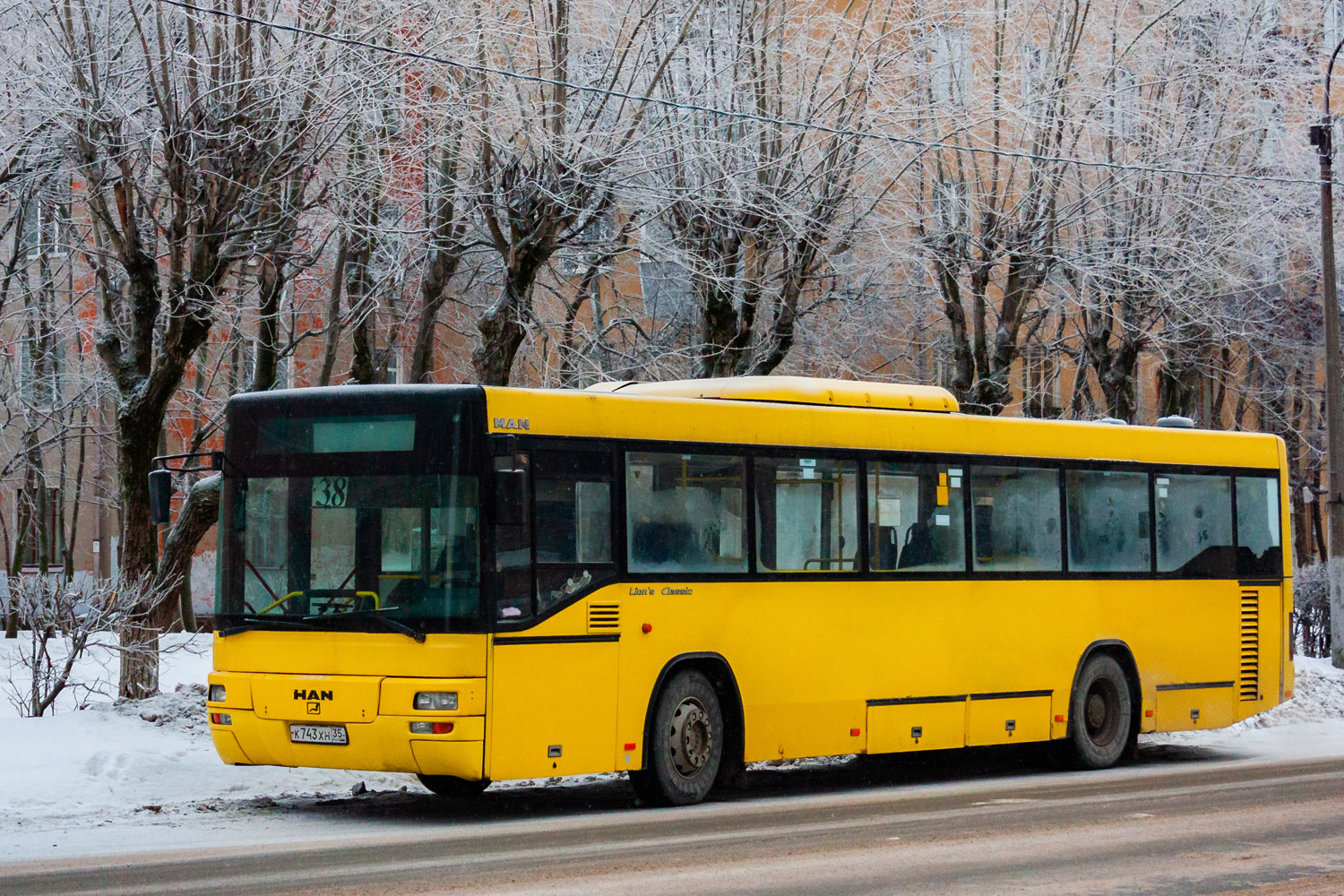 Вологодская область, MAN A74 Lion's Classic SL283 № К 743 ХН 35 Вологодская область, MAN A74 Lion's Classic SL283 № К 743 ХН 35