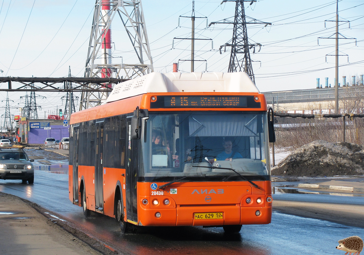 Нижегородская область, ЛиАЗ-5292.67 (CNG) № 20430