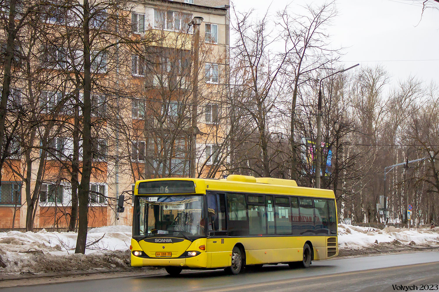 Вологодская область, Scania OmniLink I (Скания-Питер) № АК 088 35