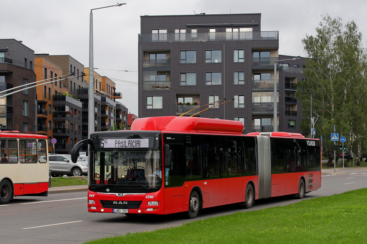 Литва, MAN A23 Lion's City G NG313 CNG № 4580