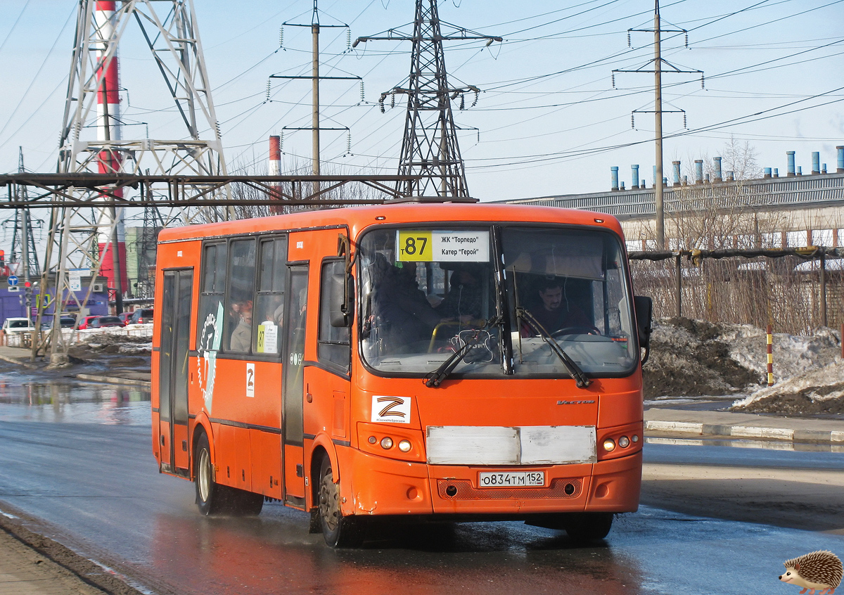 Нижегородская область, ПАЗ-320414-05 "Вектор" № О 834 ТМ 152