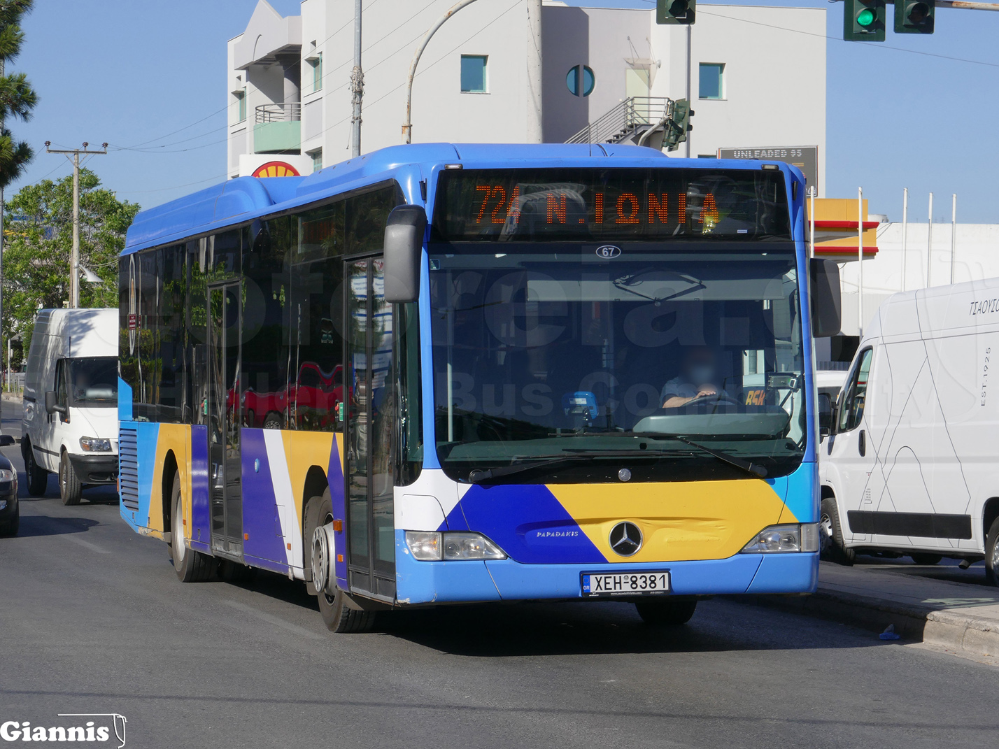 Греция, Mercedes-Benz O530LE Citaro facelift LE № 67