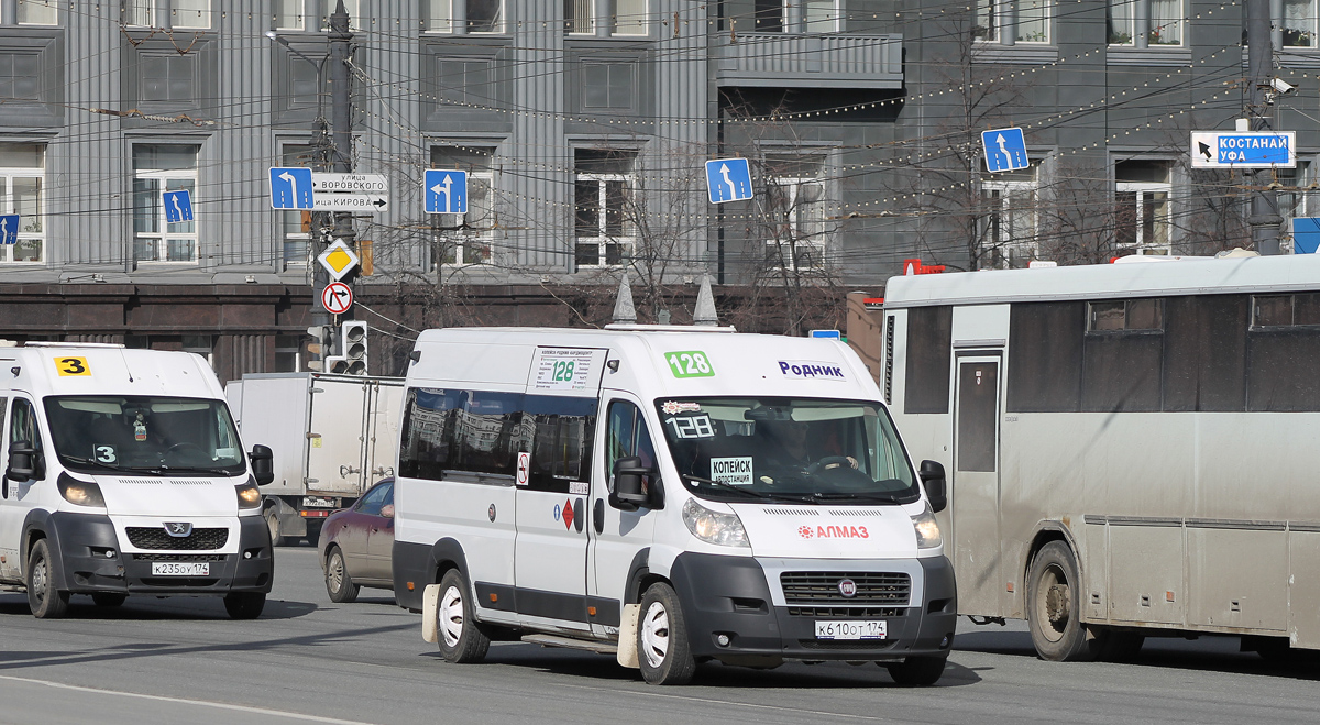 Челябинская область, Нижегородец-FST613 (FIAT Ducato) № К 610 ОТ 174