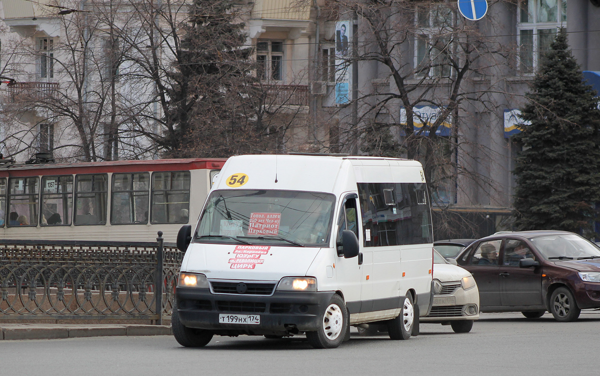 Челябинская область, FIAT Ducato 244 CSMMC-RLL, -RTL № Т 199 НХ 174