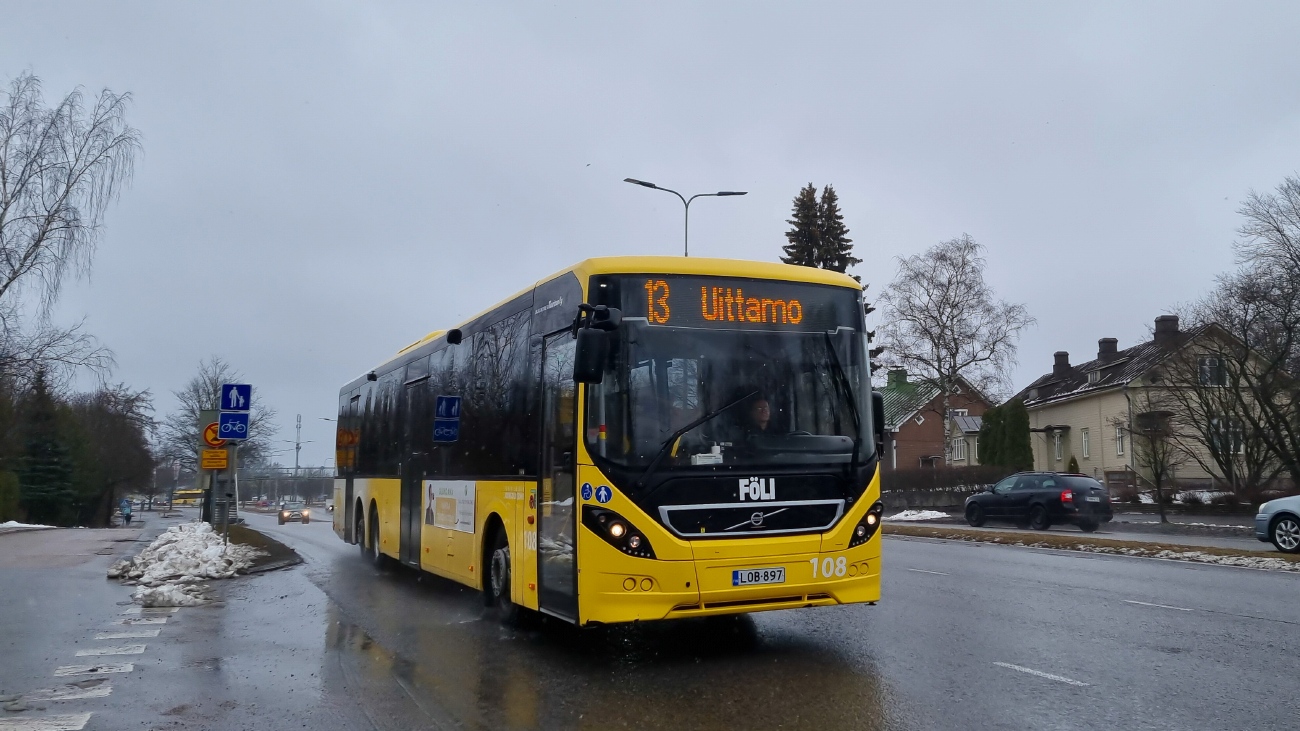 Финляндия, Volvo 8900BLE № 108