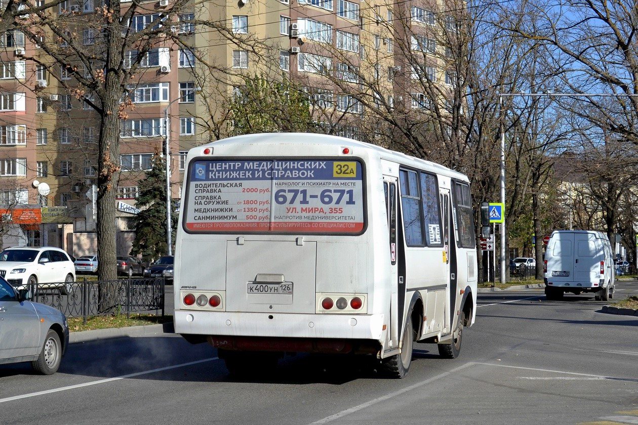 Ставропольский край, ПАЗ-32054 № Е 324 УТ 126