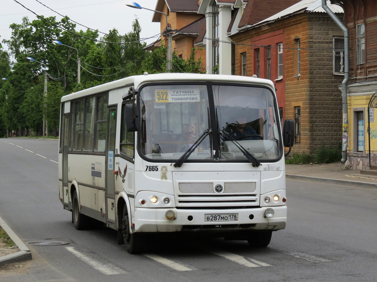 Ленинградская область, ПАЗ-320412-05 № 7665