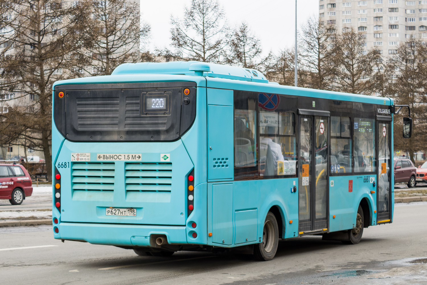 Szentpétervár, Volgabus-4298.G4 (LNG) sz.: 6681